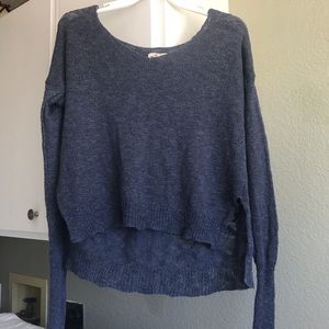 Hollister blue sweater